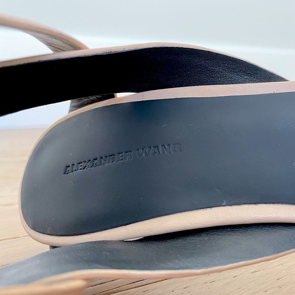 ✨𝙷𝚘𝚜𝚝 𝙿𝚒𝚌𝚔✨ALEXANDER WANG Sonja Leather Pumps Sand IT38.5 - Picture 6 of 10